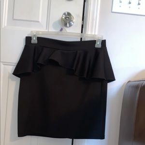 peplum skirt